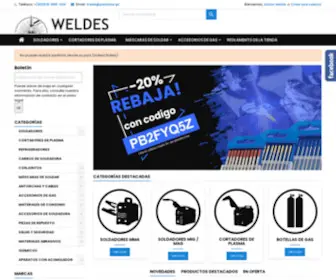 Weldes.es(Schweißzubehör online) Screenshot