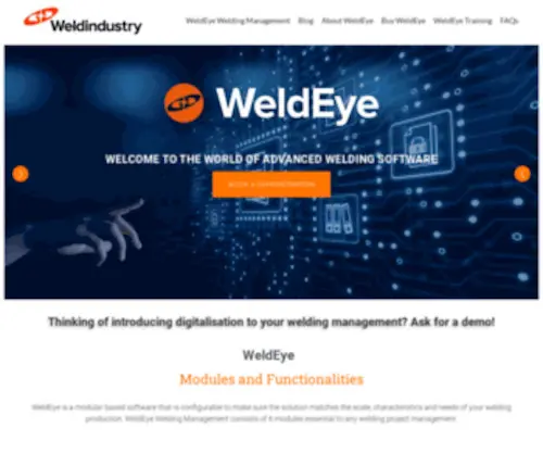 Weldindustry.com(The complete welding management system) Screenshot
