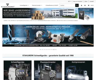 Welding-Machines.com(STAHLWERK Welding Machine Shop) Screenshot