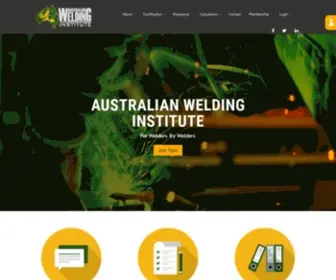 Welding.org.au(Australian Welding Institute) Screenshot