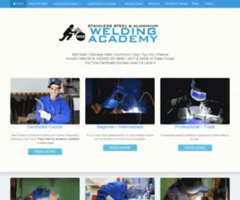 Weldingacademy.co.nz(Welding Academy Christchurch) Screenshot