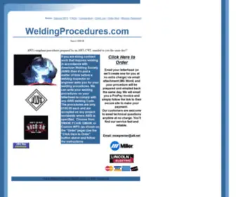 Weldingprocedures.com(WeldingProcedures) Screenshot