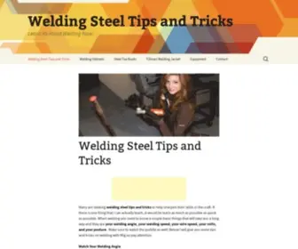 Weldingsteeltipsandtricks.com(Welding Steel Tips and Tricks) Screenshot