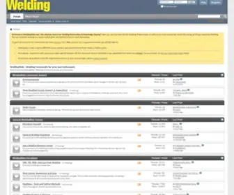 Weldingweb.com(Forum for Welding Professionals and Enthusiasts To Interact and Learn) Screenshot