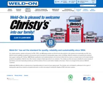Weldon.com(Weld-On®) Screenshot