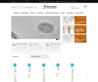 Weldoninc.com(Ambulance Light) Screenshot