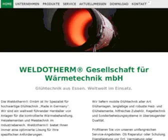 Weldotherm.com.tr(Weldotherm Isı Teknolojileri Ltd) Screenshot