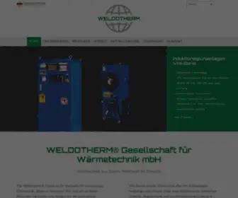 Weldotherm.com(Manufacturer of Heat Treatment Equipment) Screenshot