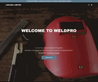 Weldpro.com(WeldPro Welding Equipment) Screenshot