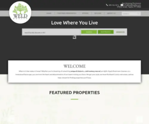 Weldrealty.com(Explore Your Nyack NY Real Estate Options Today) Screenshot