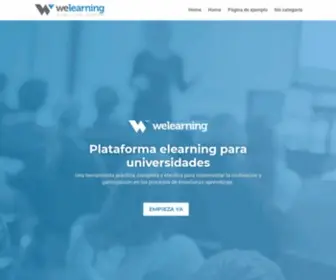 Welearning.mx(Plataforma educativa) Screenshot
