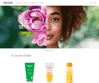 Weleda.com.tr(Natural beauty) Screenshot