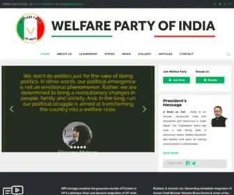 Welfareparty.in(Political Movement for Social Justice) Screenshot