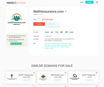 Welifeinsurance.com(Welifeinsurance) Screenshot