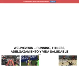 Welive2Run.com(WeLive2Run) Screenshot