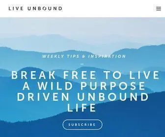 Weliveunbound.com(Live Unbound) Screenshot