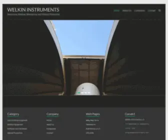 Welkininstruments.com(Astronomy, Medical, Mechanical and Product Production) Screenshot