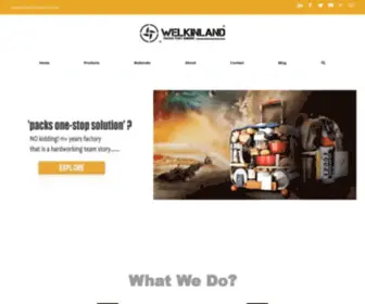 Welkinland.com(Design & Manufacture Bags & Backpacks As A Factory By OEM Or ODM) Screenshot