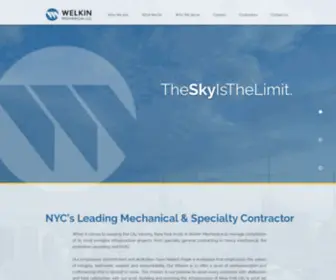 Welkinmechanical.com(Heavy Mechanical Contracting) Screenshot