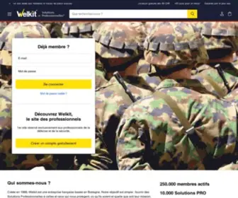 Welkit.ch(Solutions Professionnelles® Militaire & Police) Screenshot