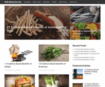 Well-Beingsecrets.com(Articles About Nutrition) Screenshot