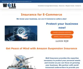 Well-Insurance.com(ECommerce Insurance and Amazon Sellers Insurance in New York) Screenshot