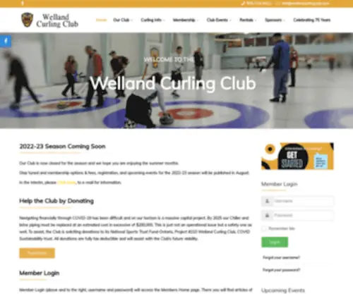 Wellandcurlingclub.com(Wellandcurlingclub) Screenshot