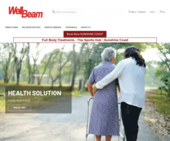 Wellbeam.com.au(WellBeam Light Therapy devices) Screenshot