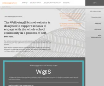 Wellbeingatschool.org.nz(Wellbeing@school) Screenshot