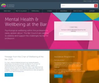 Wellbeingatthebar.org.uk(Mental Health &amp; Wellbeing) Screenshot