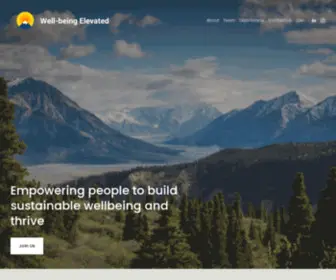 Wellbeingelevated.co(Well-being Elevated) Screenshot