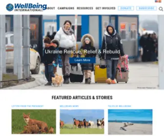 Wellbeingintl.org(WellBeing International) Screenshot