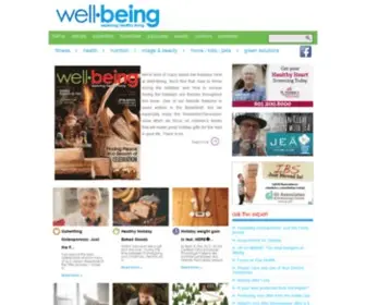 Wellbeingmag.com(Well Being Magazine) Screenshot