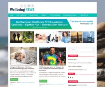 Wellbeingnews.co.uk(Wellbeing News) Screenshot