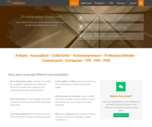 Wellbert.fr(Agence Web à Saint) Screenshot