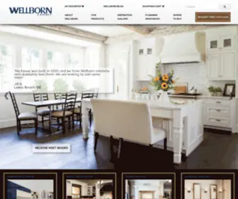 Wellborn.com(Wellborn Cabinet) Screenshot