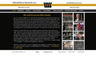 Wellbornlaw.com(Wellborn, Wallace & Mullman) Screenshot