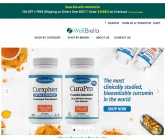 Wellbrella.com(High quality supplements and natural remedies you can trust) Screenshot