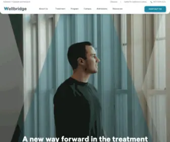 Wellbridgecare.com(Wellbridge Addiction Treatment and Research will provide a full contiunuum of care for substance use disorder) Screenshot