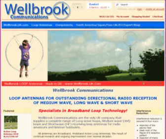 Wellbrook.uk.com(Wellbrook communications) Screenshot