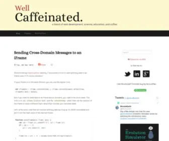Wellcaffeinated.net(Well Caffeinated) Screenshot