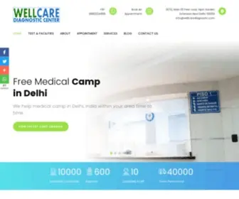 Wellcarediagnostic.com(Full Body Checkup in Delhi) Screenshot