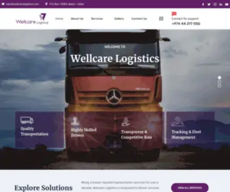 Wellcarelogistics.com(Wellcare Logistics) Screenshot