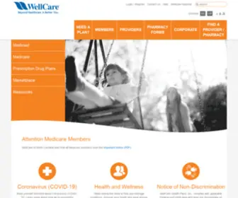 Wellcarenc.com(English) Screenshot