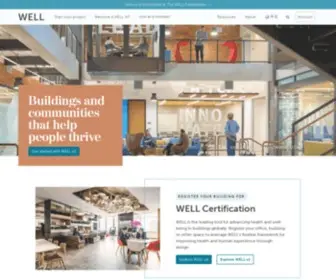 Wellcertified.com(International WELL Building Institute) Screenshot
