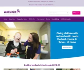 Wellchild.org.uk(WellChild) Screenshot