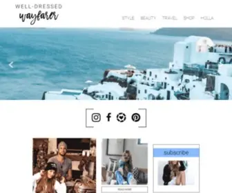 Welldressedwayfarer.com(Well-Dressed Wayfarer) Screenshot