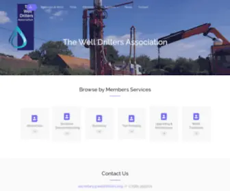 Welldrillers.org(The Well Drillers Association) Screenshot