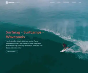 Wellenreiten.de(Die besten Surfcamps) Screenshot