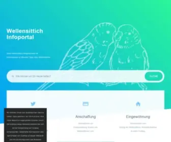 Wellensittich-Infoportal.de(Wellensittich Infoportal) Screenshot